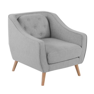 Imagen 2 del producto Sofá 1 cuerpo Gaspare 79x78x84 cm Gris