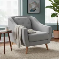 Sofá 1 cuerpo Gaspare 79x78x84 cm Gris