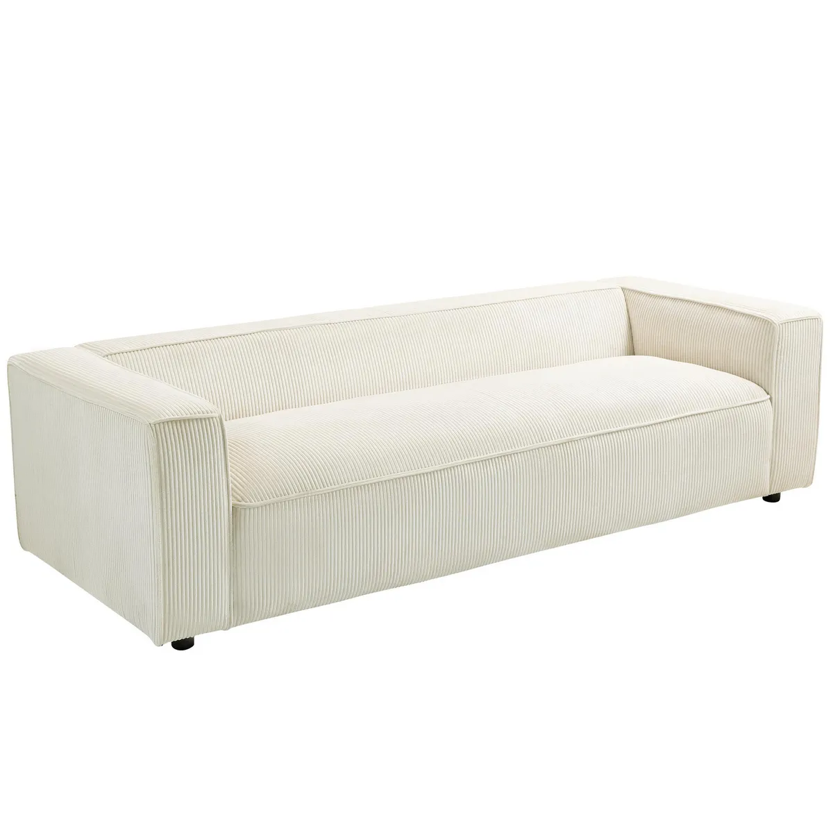 JUST HOME COLLECTION - Sofá 3 cuerpos Anaiel 232x64x94 cm Beige