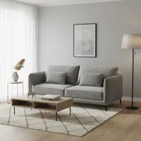 Sofá 3 cuerpos Makula 194x88x84 cm Gris