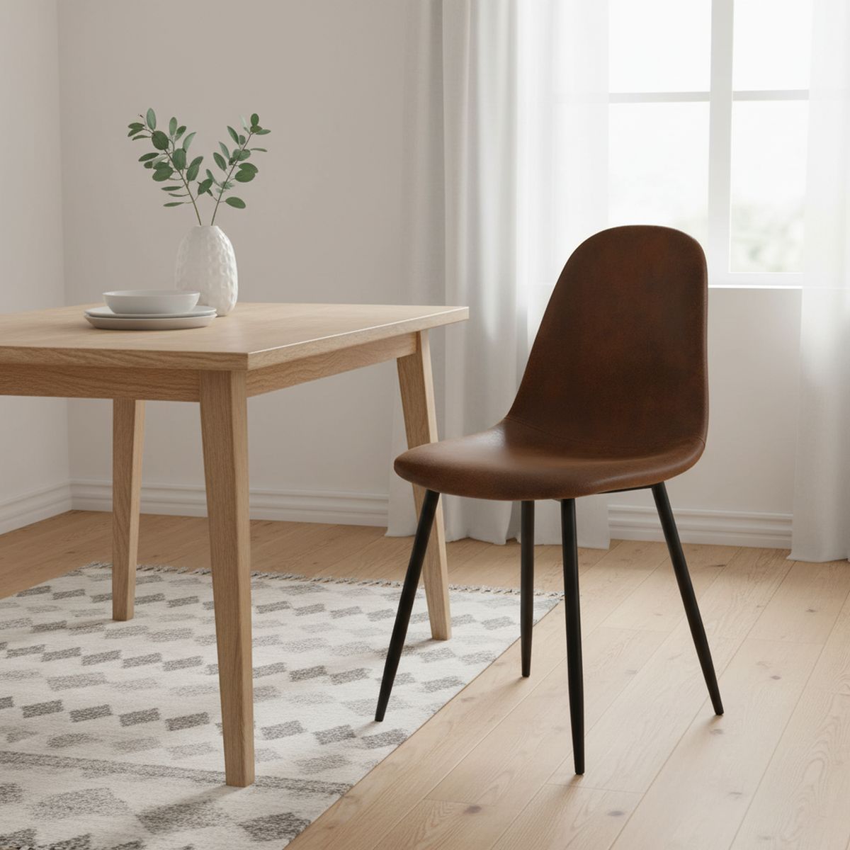 JUST HOME COLLECTION - Silla Charlto Café 87x45x54 cm