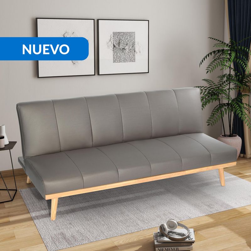 JUST HOME COLLECTION - Futón Madan Gris 175x85x77 cm
