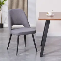 JUST HOME COLLECTION - Silla Omis Gris 85x46x59 cm