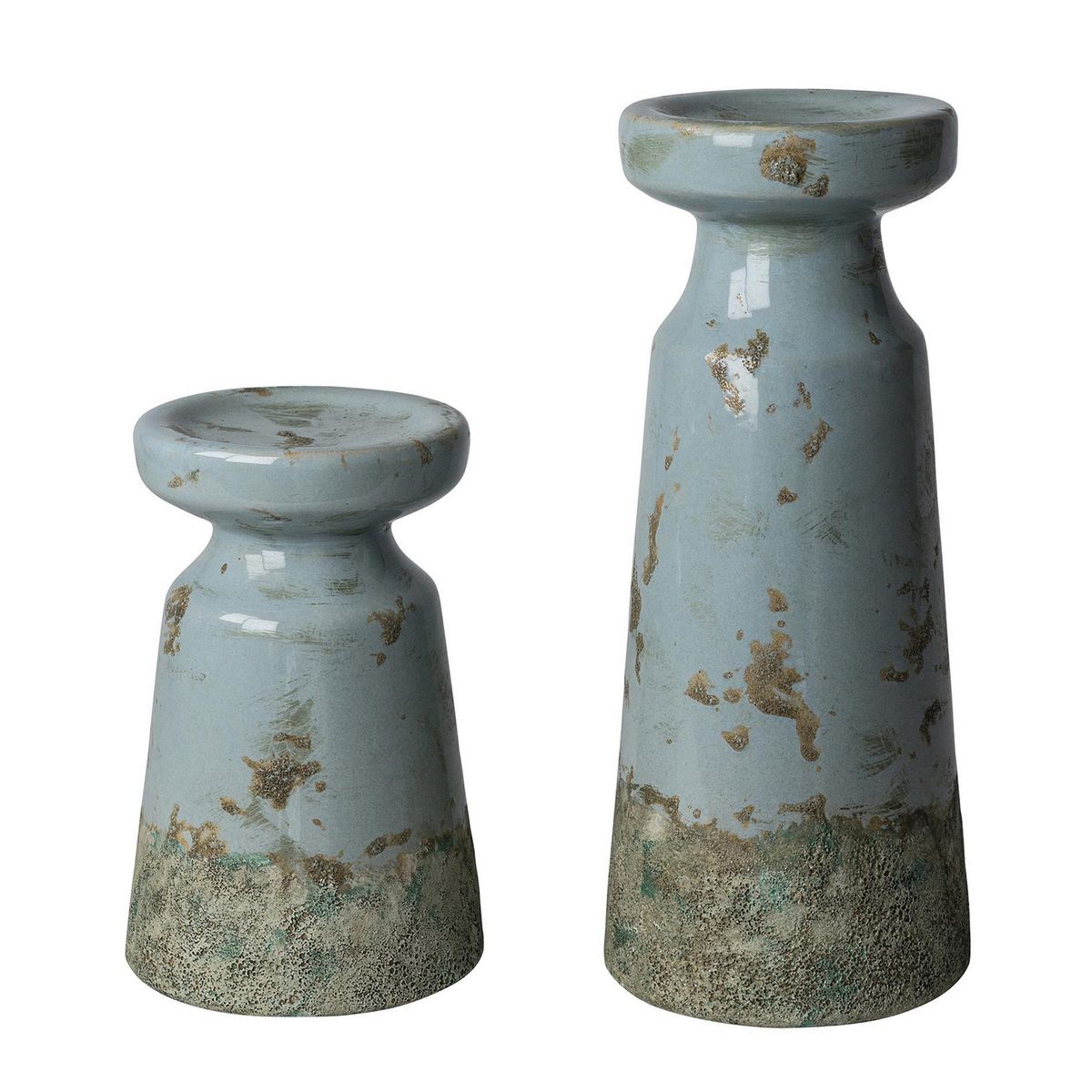 JUST HOME COLLECTION - Portavela 18 cm Terra Azul