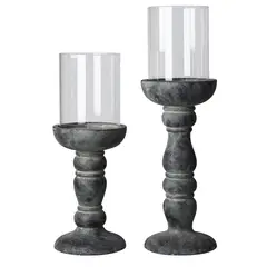 JUST HOME COLLECTION - Portavela 47 cm Negro