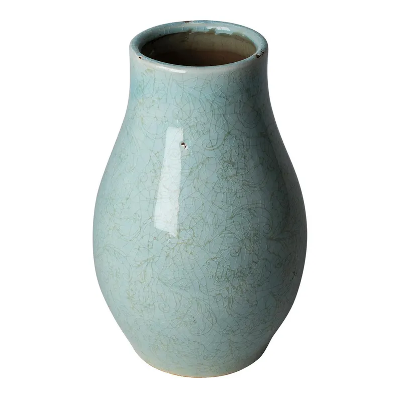 JUST HOME COLLECTION - Florero 16x25 cm Terra Celeste