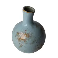 JUST HOME COLLECTION - Jarrón 13,5x18 cm Terra Celeste