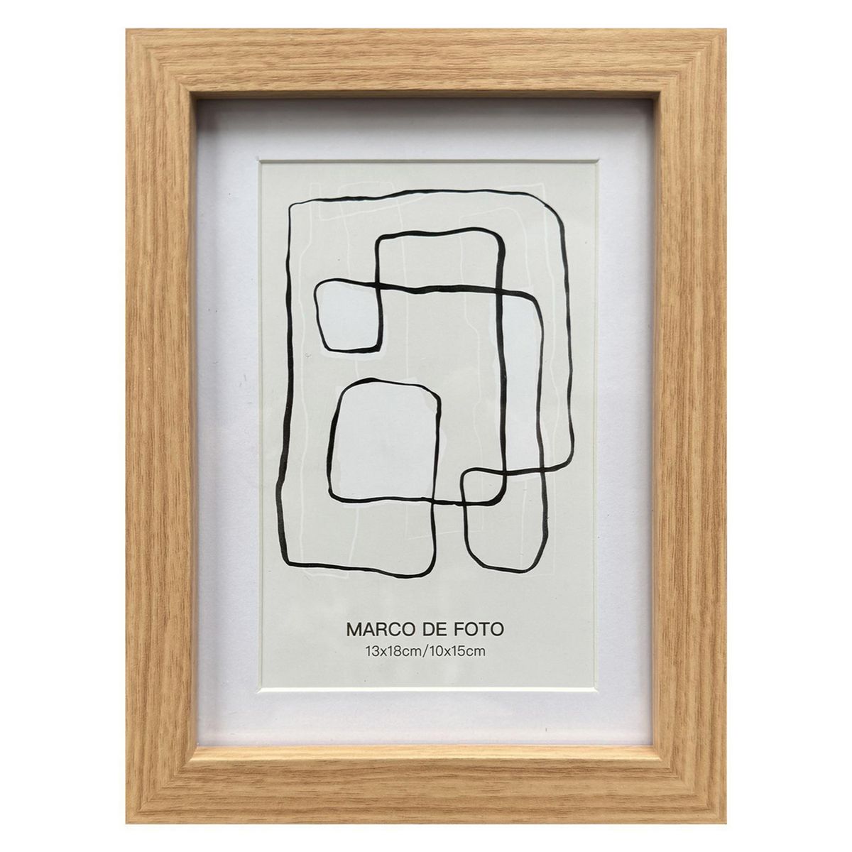 JUST HOME COLLECTION - Marco de Foto Matte 10x15 cm Roble MDF