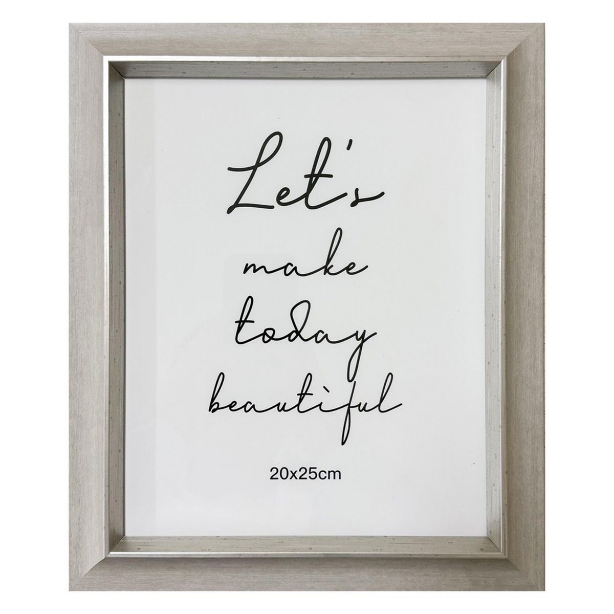 JUST HOME COLLECTION - Marco de Foto Mad 20x25 cm Gris Plástico