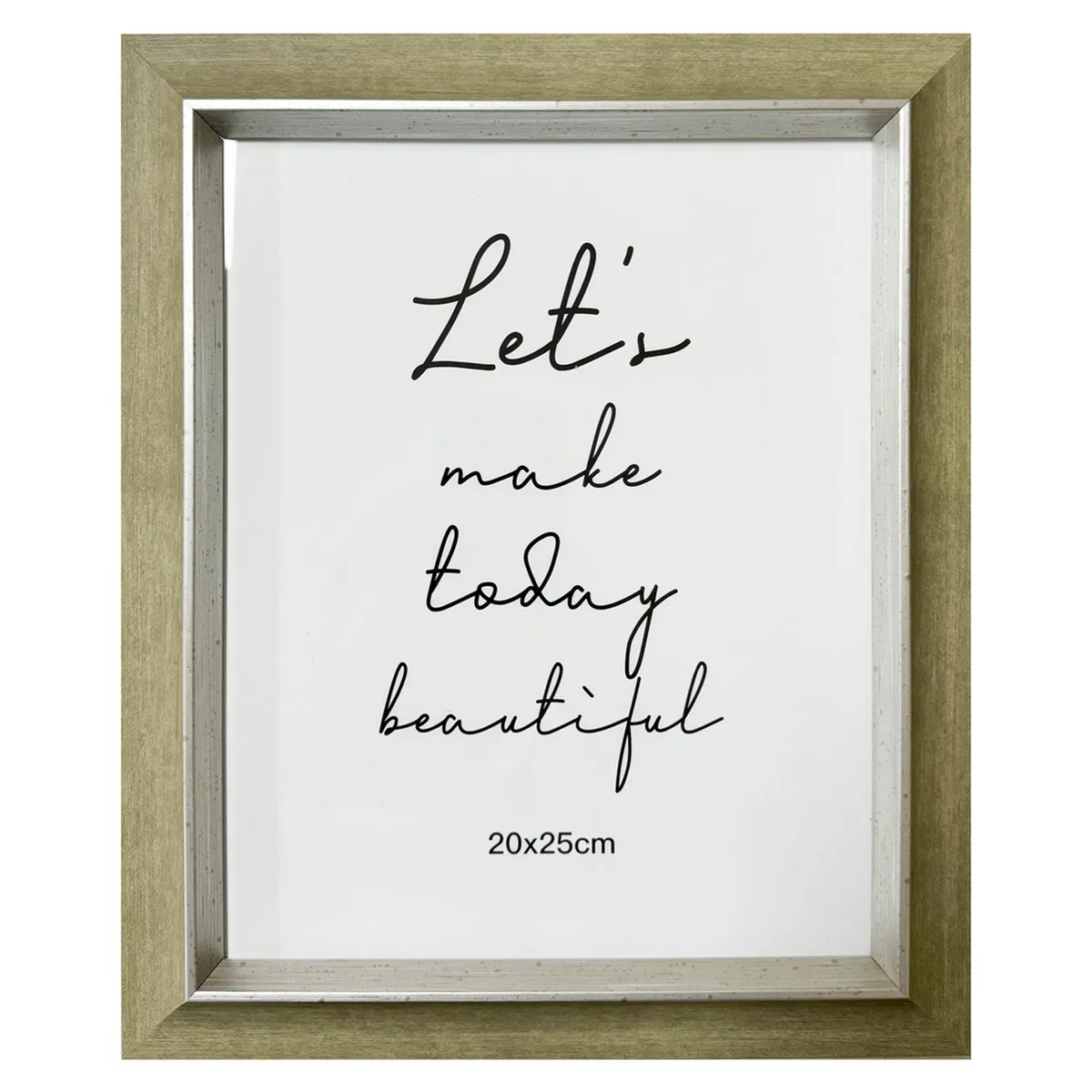 JUST HOME COLLECTION - Marco de Foto Mad nat 20x25 cm Madera Plástico