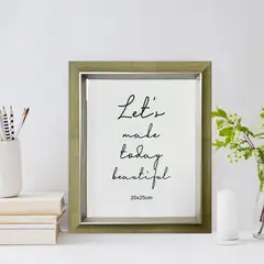 JUST HOME COLLECTION - Marco de Foto Mad nat 20x25 cm Madera Plástico