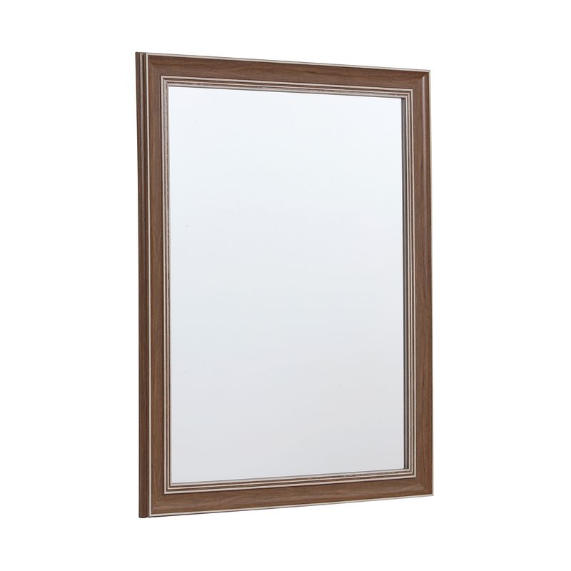 JUST HOME COLLECTION - Espejo Decorativo Forma Rectangular 51.8x41.6 cm Café Vintage