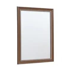 JUST HOME COLLECTION - Espejo Decorativo Forma Rectangular 51.8x41.6 cm Café Vintage