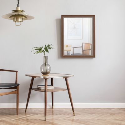 Imagen 2 del producto Espejo Pared Forma Rectangular 51.8x41.6 cm Café Vintage