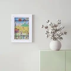 JUST HOME COLLECTION - Marco de Foto Fun 24.3x33 cm Blanco MDF