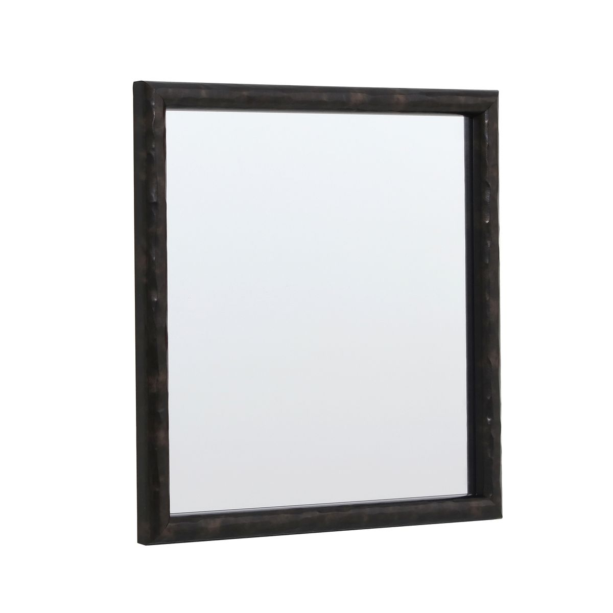 JUST HOME COLLECTION - Espejo Decorativo Forma Cuadrada 30x30 cm Negro Basic