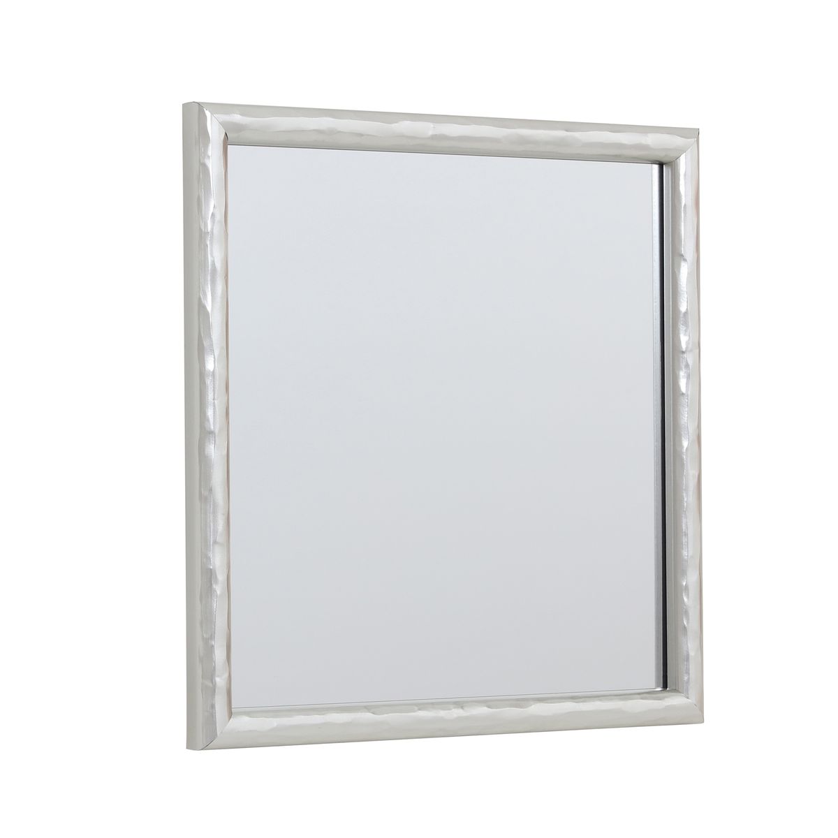 JUST HOME COLLECTION - Espejo Decorativo Forma Cuadrada 30x30 cm Plateado Basic