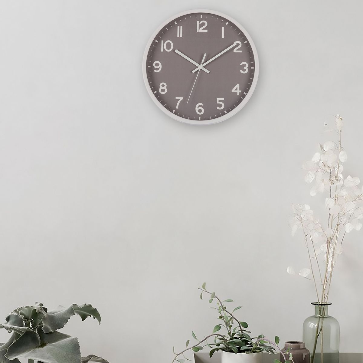 JUST HOME COLLECTION - Reloj Ground 30 cm Gris