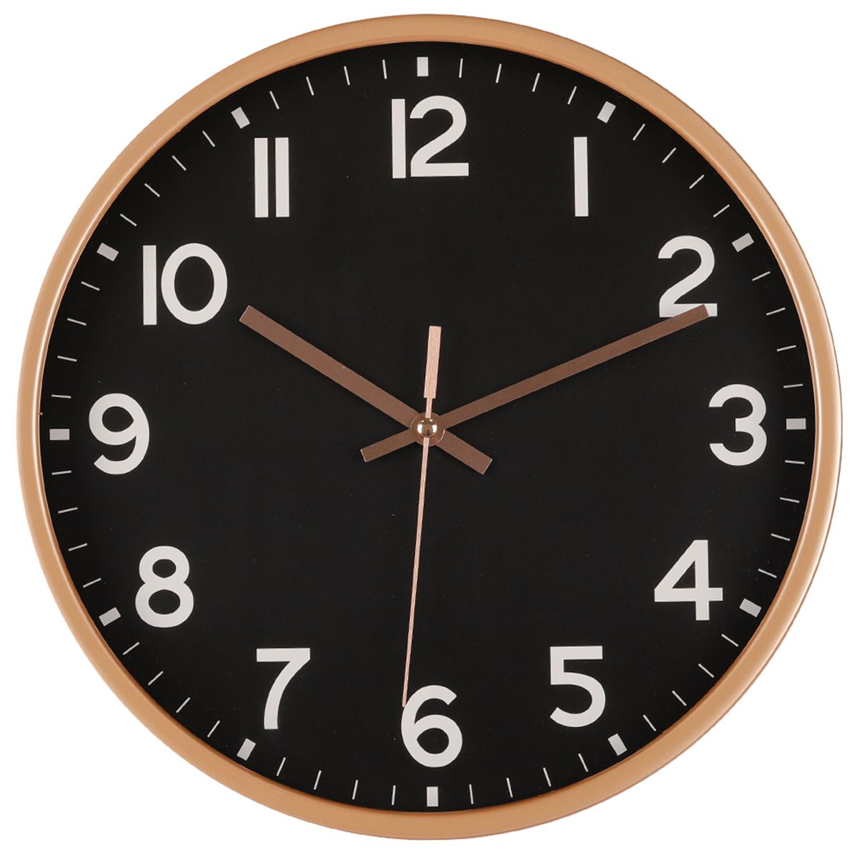 JUST HOME COLLECTION - Reloj Con Alarma 19x6 cm Café