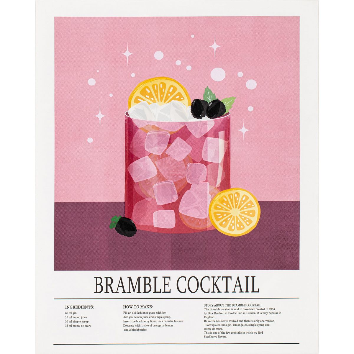 JUST HOME COLLECTION - Cuadro Bumble 40x50 cm