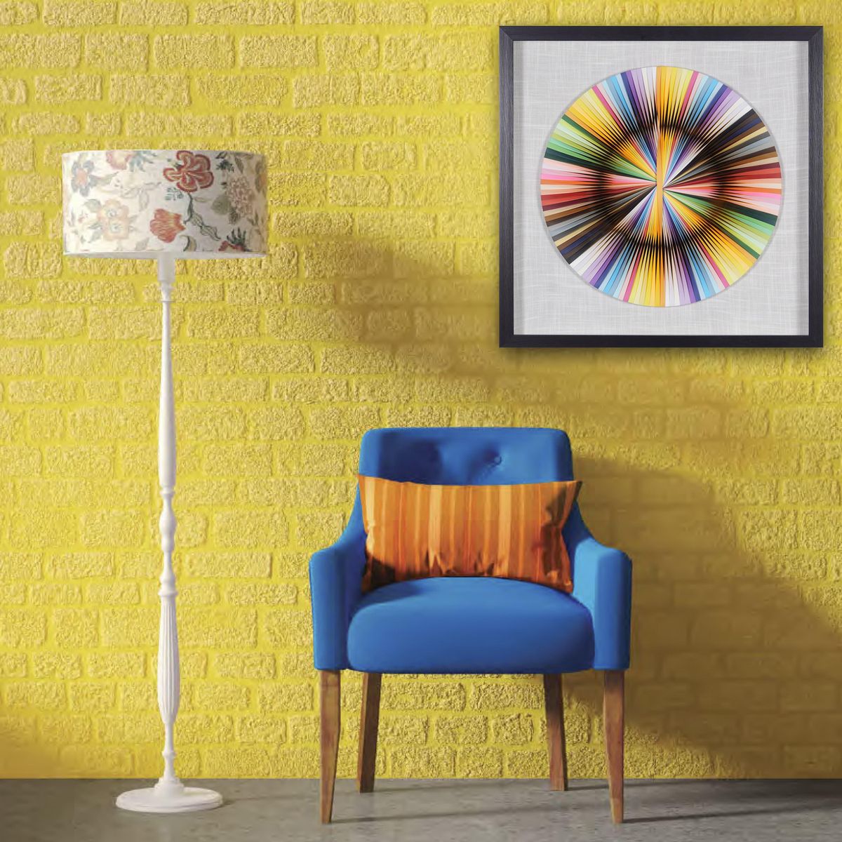 JUST HOME COLLECTION - Cuadro Colorful 60x60 cm