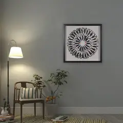 JUST HOME COLLECTION - Cuadro Walking people 60x60 cm