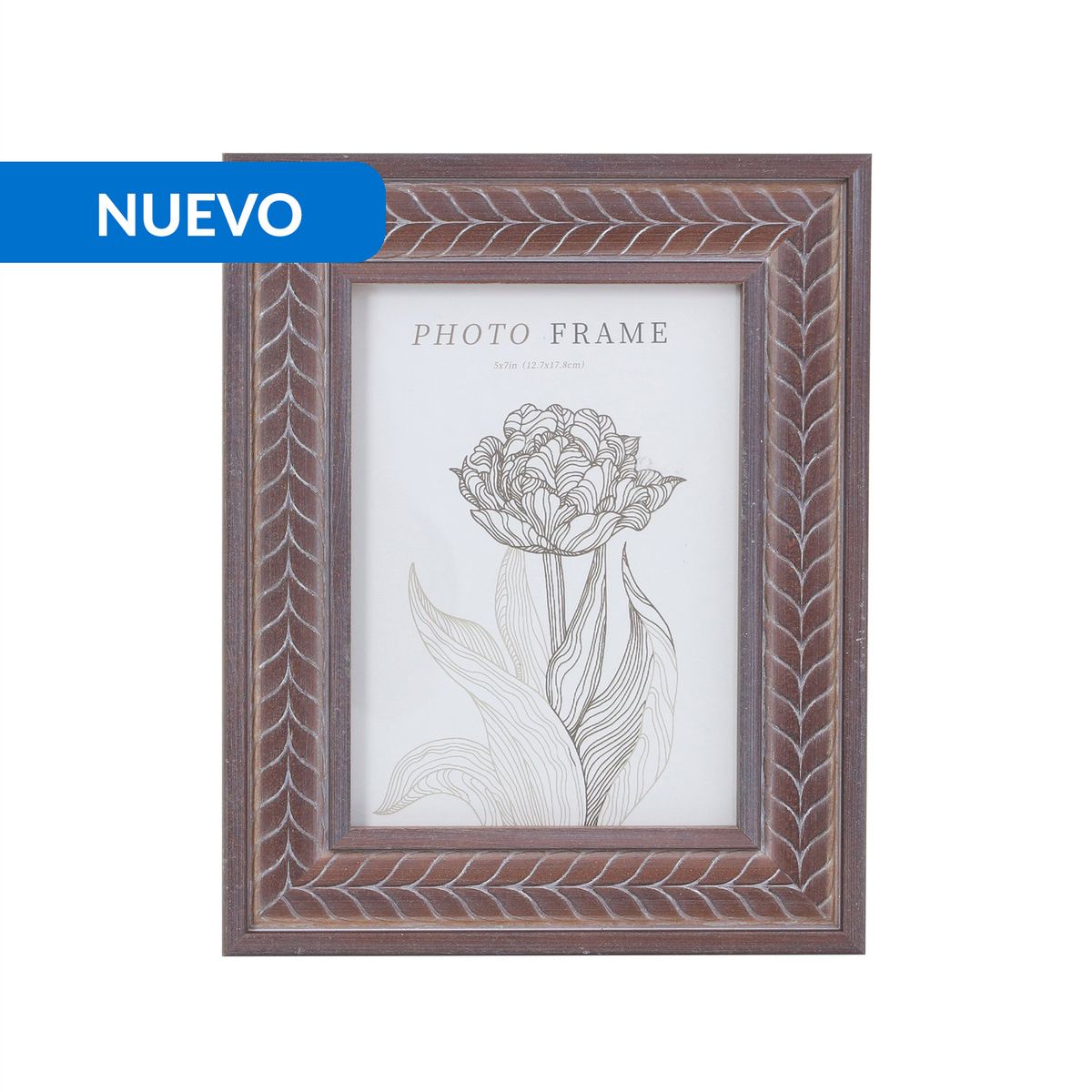 JUST HOME COLLECTION - Marco de Foto 19.7x24.7 cm Café MDF