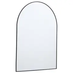JUST HOME COLLECTION - Espejo Decorativo Forma Rectangular 75x55 cm Negro Arco