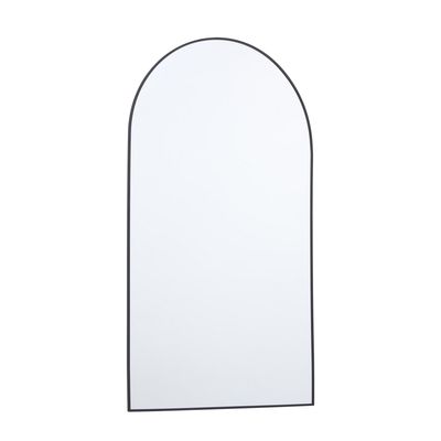 Imagen 2 del producto Espejo Decorativo Forma Rectangular 96x55 cm Negro Aluminio