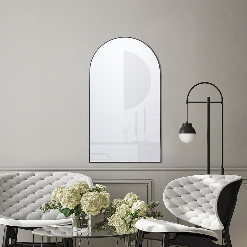 JUST HOME COLLECTION - Espejo Decorativo Forma Rectangular 96x55 cm  Aluminio