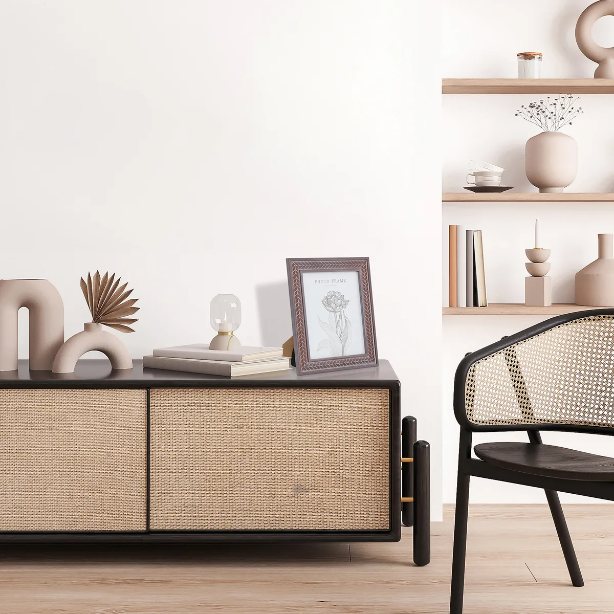 JUST HOME COLLECTION - Marco de Foto 26.8x31.8 cm Café MDF