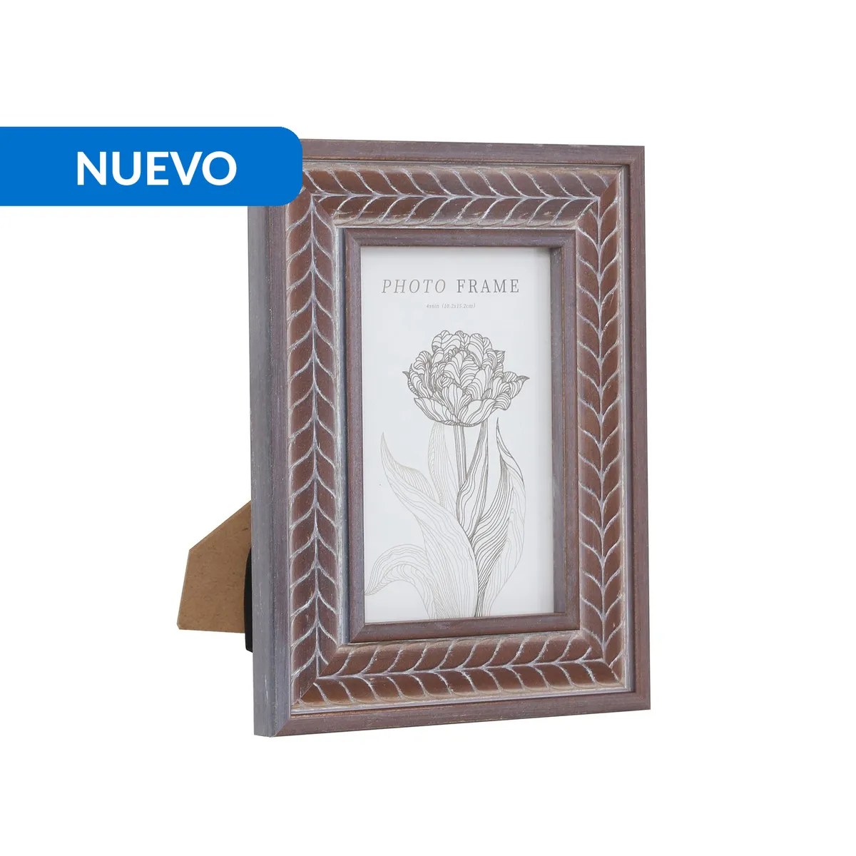 JUST HOME COLLECTION - Marco de Foto 16.7x21.7 cm Café MDF