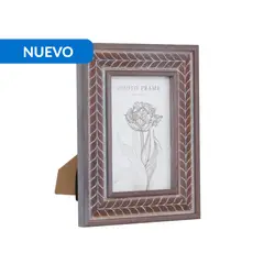 JUST HOME COLLECTION - Marco de Foto 16.7x21.7 cm Café MDF