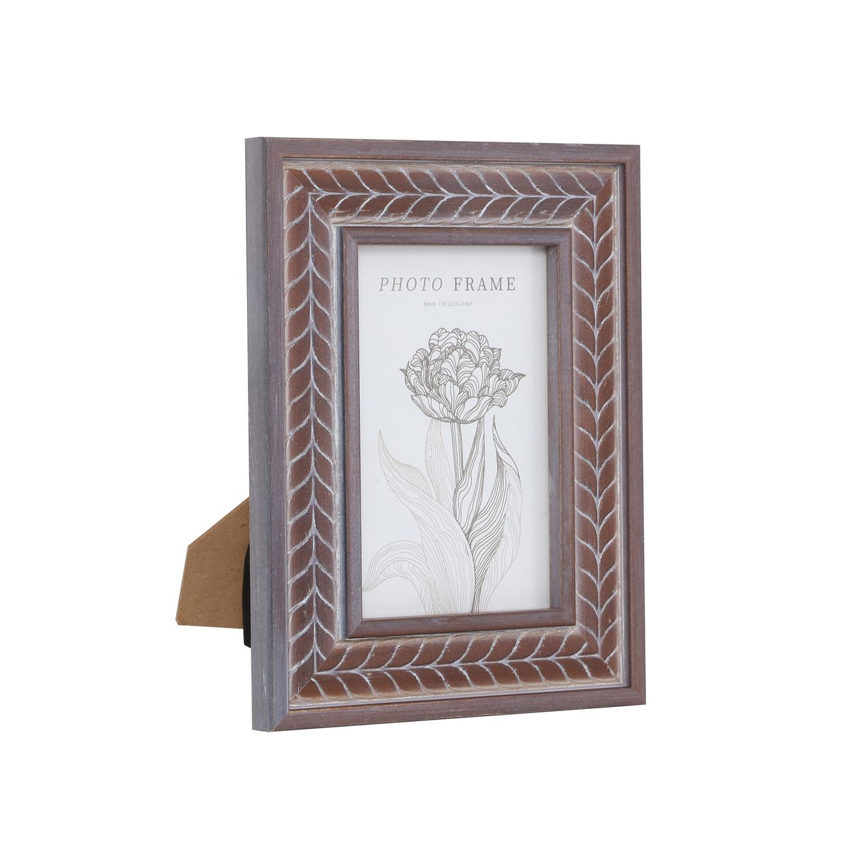 JUST HOME COLLECTION - Marco de Foto 16.7x21.7 cm Café MDF