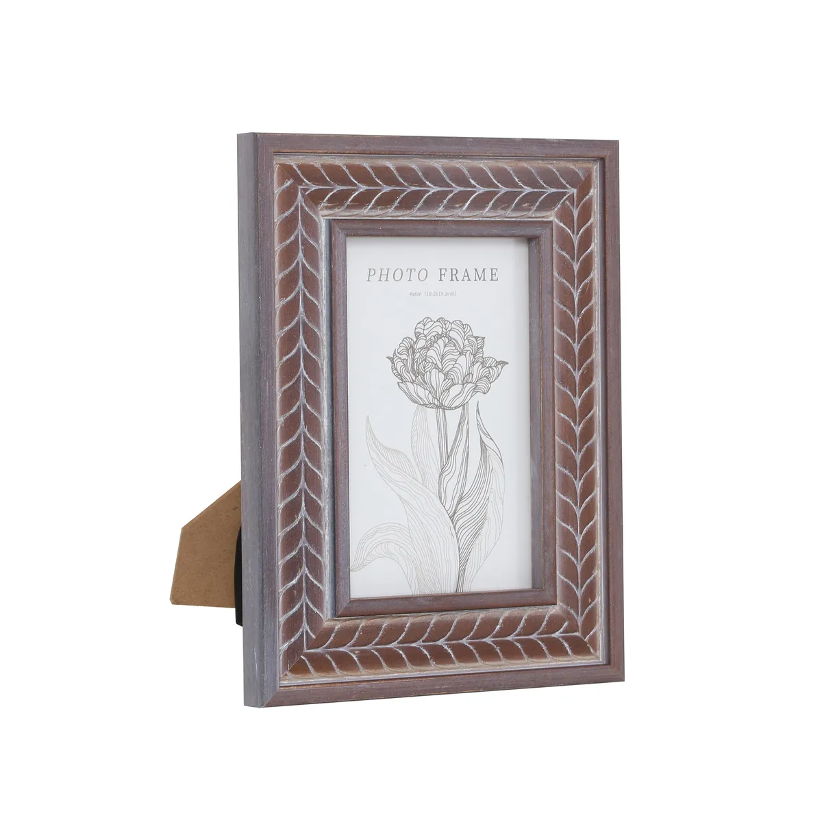 JUST HOME COLLECTION - Marco de Foto 16.7x21.7 cm Café MDF