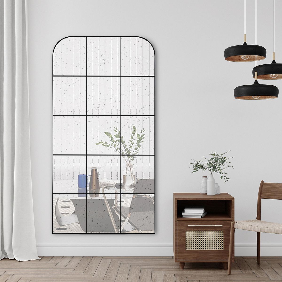 JUST HOME COLLECTION - Espejo Grande Decorativo Rectangular 85x165 cm