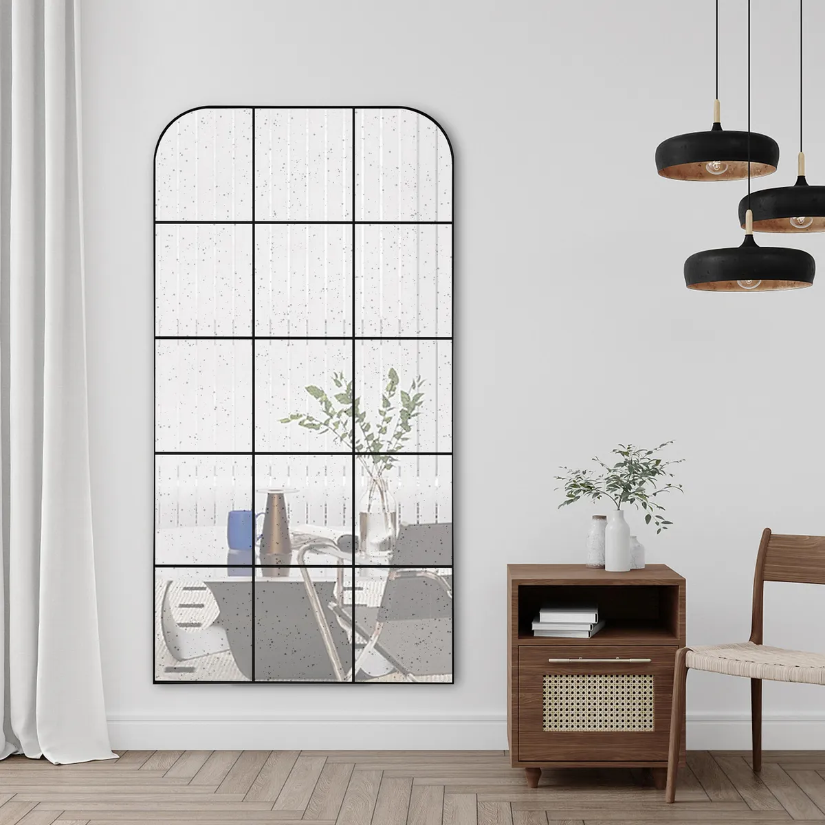 JUST HOME COLLECTION - Espejo Grande Decorativo Rectangular 85x165 cm