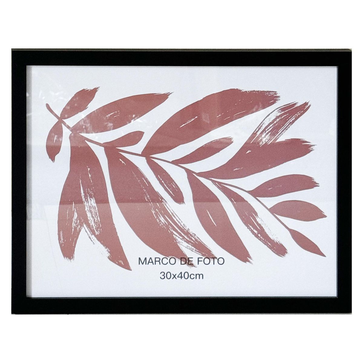 JUST HOME COLLECTION - Marco de Foto Ideals 30x40 cm Negro Plástico