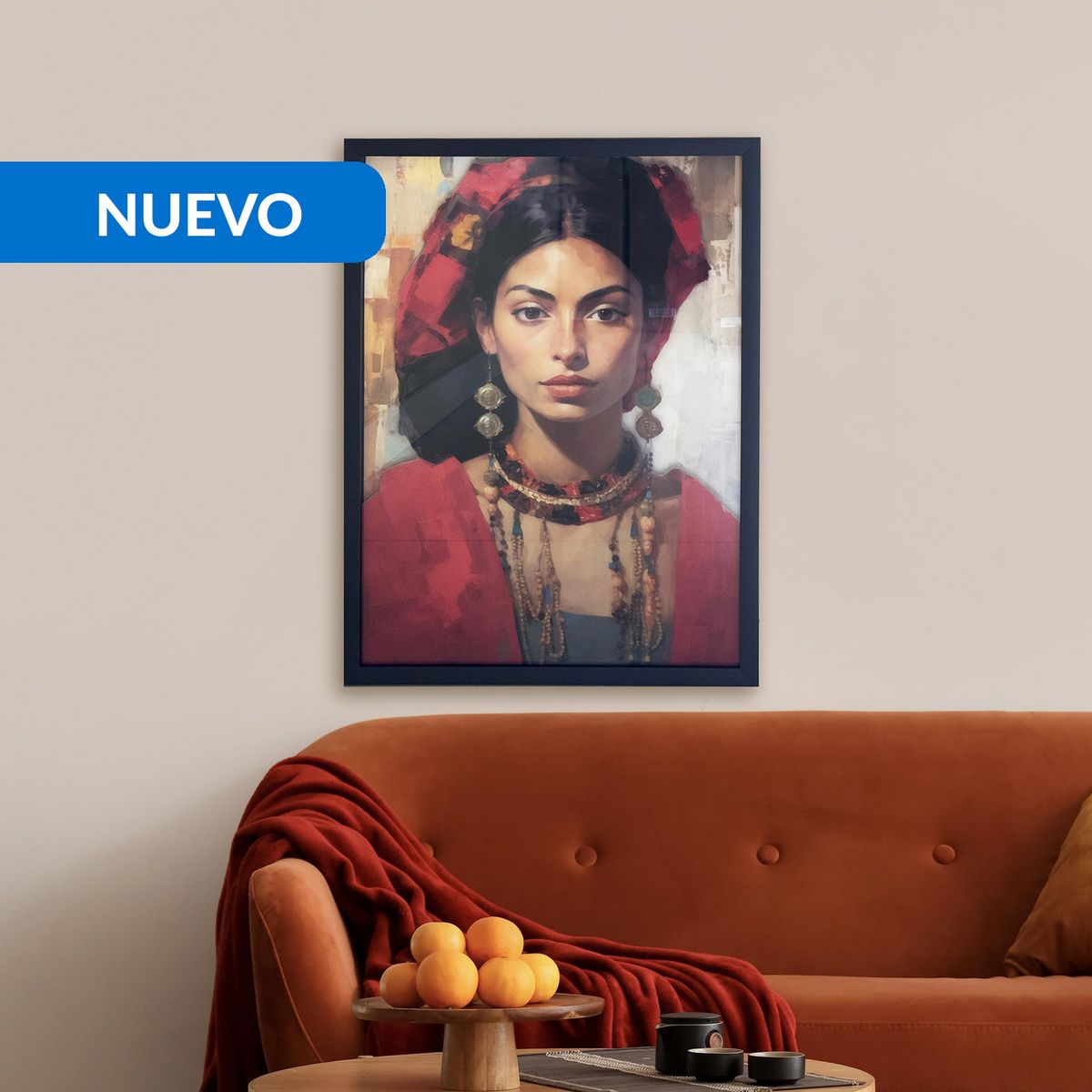 JUST HOME COLLECTION - Cuadro Mujer 40.64x58.42 cm