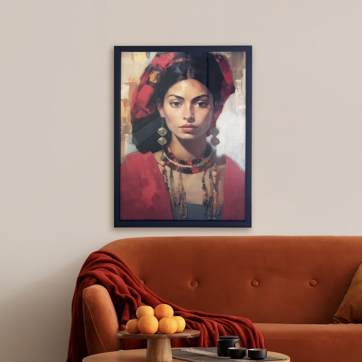 JUST HOME COLLECTION - Cuadro Mujer 40.64x58.42 cm