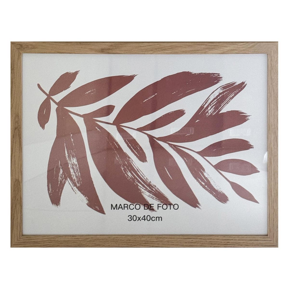 JUST HOME COLLECTION - Marco de Foto Basic 30x40 cm Madera Plástico