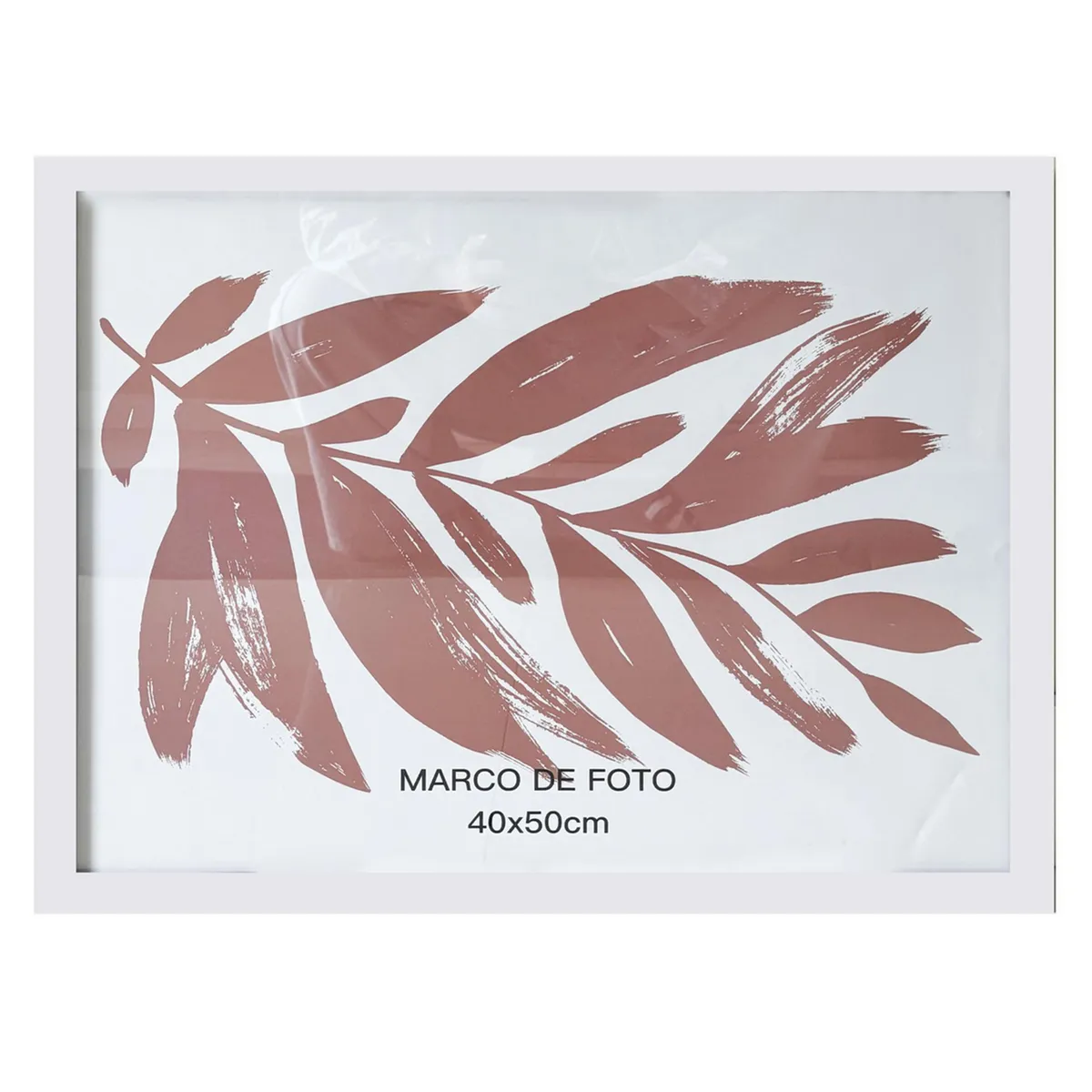 JUST HOME COLLECTION - Marco de Foto Ideals 40x50 cm Blanco Plástico