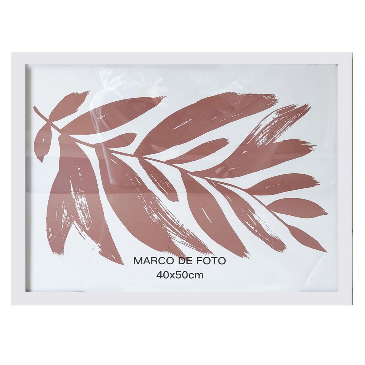 JUST HOME COLLECTION - Marco de Foto Ideals 40x50 cm Blanco Plástico