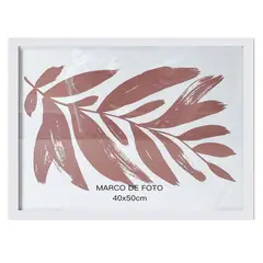 JUST HOME COLLECTION - Marco de Foto Ideals 40x50 cm Blanco Plástico