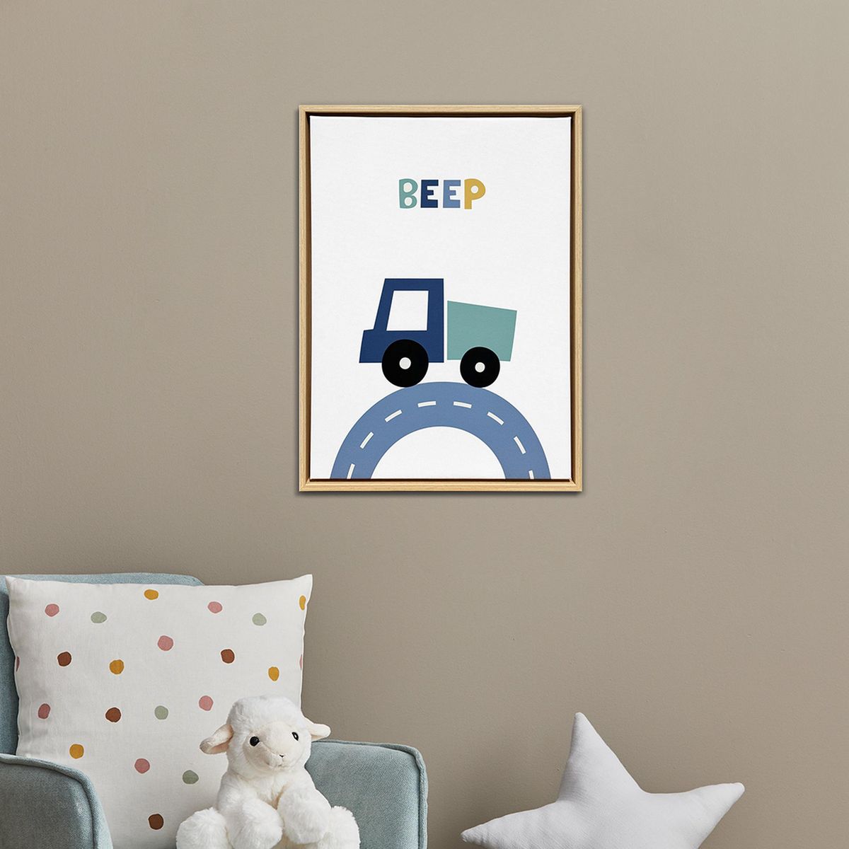 JUST HOME COLLECTION - Cuadro Camioncito 30x40 cm