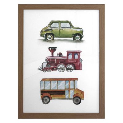 Imagen 2 del producto Cuadro Autitos 30x40 cm