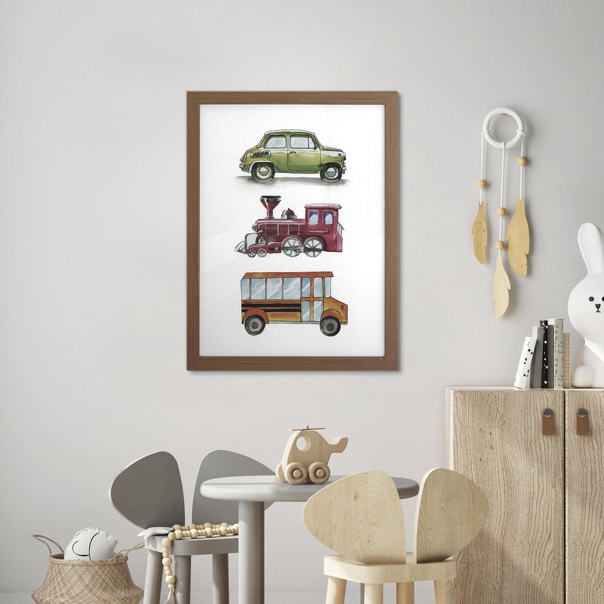 JUST HOME COLLECTION - Cuadro Autitos 30x40 cm