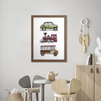 Cuadro Autitos 30x40 cm