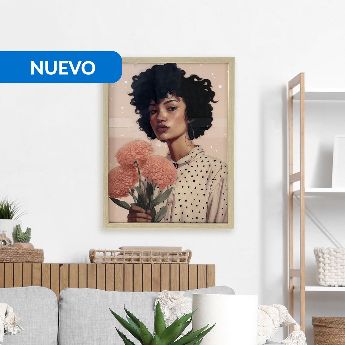 JUST HOME COLLECTION - Cuadro Mujer 40.64x58.42 cm