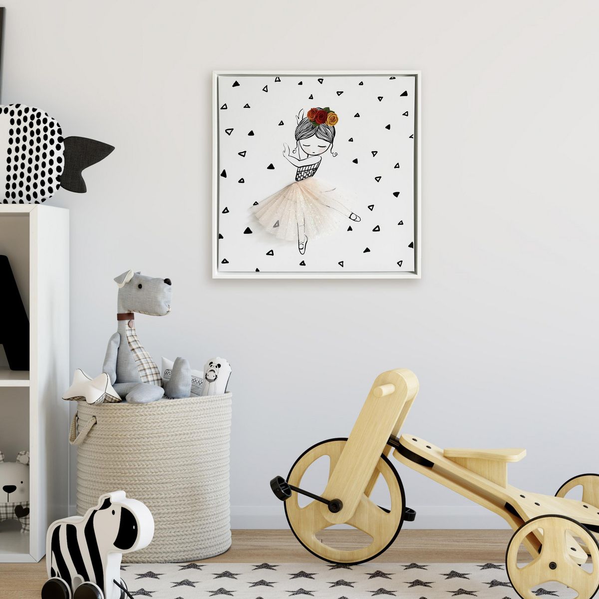 JUST HOME COLLECTION - Cuadro Bailarina 40x40 cm